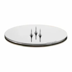 Ester & Erik Lyseplatte Blank Sølv Lille