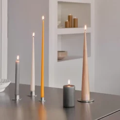 Ester & Erik Lyseplatte Blank Sølv Lille