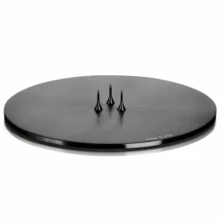 Ester & Erik Lyseplatte Børstet Sort Mellem