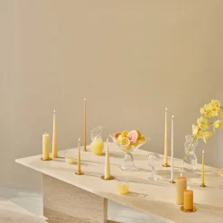 Ester & Erik Lyseplatte Børstet Guld Lille