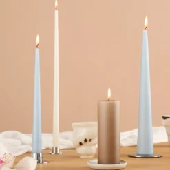 Ester & Erik Lyseplatte Børstet Sølv Lille