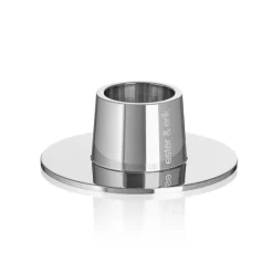 Ester & Erik Lysestage Blank Sølv Mellem