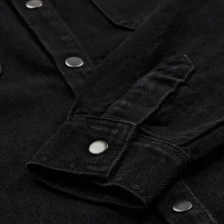 ET AL Worker Denim Shirt Black
