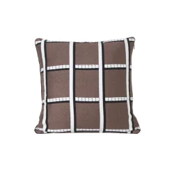 Ferm Living Salon Cushion Checked Taupe