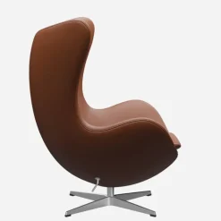 Fritz Hansen 3316 Ægget Valnød Essential Læder Inkl. Fodskammel