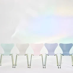 Fritz Hansen 3107 Serie 7 7:14 AM Blue Anniversary Edition