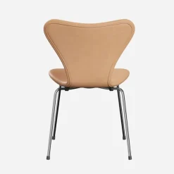 Fritz Hansen 3107 Serie 7 Fuldpolstret Natural Læder