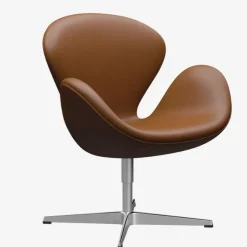 Fritz Hansen 3320 Svanen Aura Læder