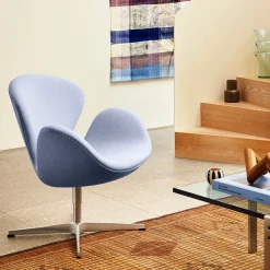 Fritz Hansen 3320 Svanen Loungestol Stof