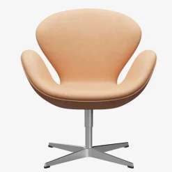 Fritz Hansen 3320 Svanen Natural Læder