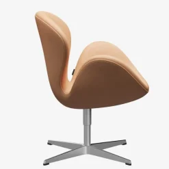 Fritz Hansen 3320 Svanen Natural Læder