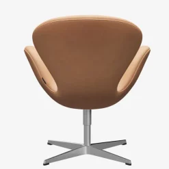 Fritz Hansen 3320 Svanen Natural Læder