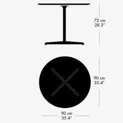 Fritz Hansen A623 Cirkulær Spisebord