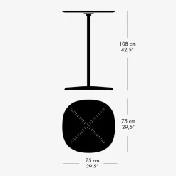 Fritz Hansen A902 Super-Cirkulær Barbord