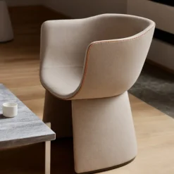 Fritz Hansen CM231 Monolit Lounge Chair Quay 035 / Natur Læder