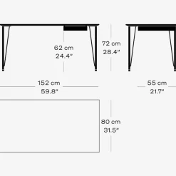 Fritz Hansen FH3605 Skrivebord