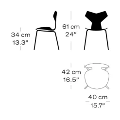 Fritz Hansen Grand Prix Børnestol