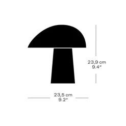 Fritz Hansen Night Owl Bordlampe Stål