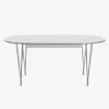 Fritz Hansen Super-Ellipse Bord Med Udtræk B620