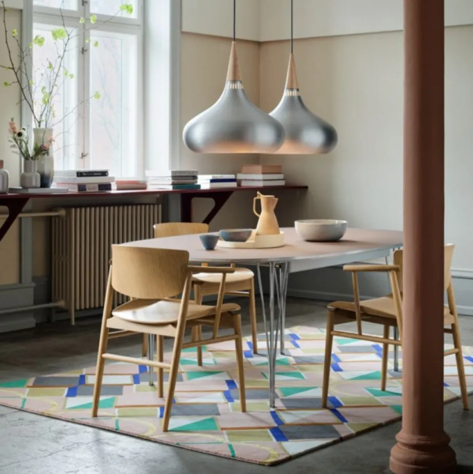 Fritz Hansen Super-Ellipse Bord Med Udtræk B620