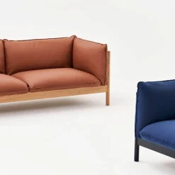 Hay Arbour 2-Pers. Sofa Olieret Eg & Cognac Nevada Læder