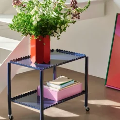 Hay Arcs Trolley Low Steel Blue