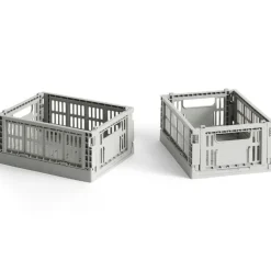HAY Colour Crate Mini Set of 2 Light Grey