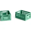 HAY Colour Crate Mini Set of 2 Dark Mint