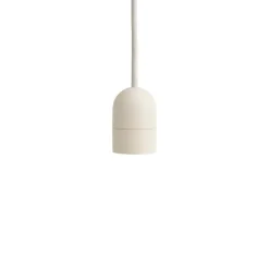 HAY Common Pendant Cord Set Soft Clay White
