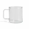 HAY Glass Coffee Mug M Clear