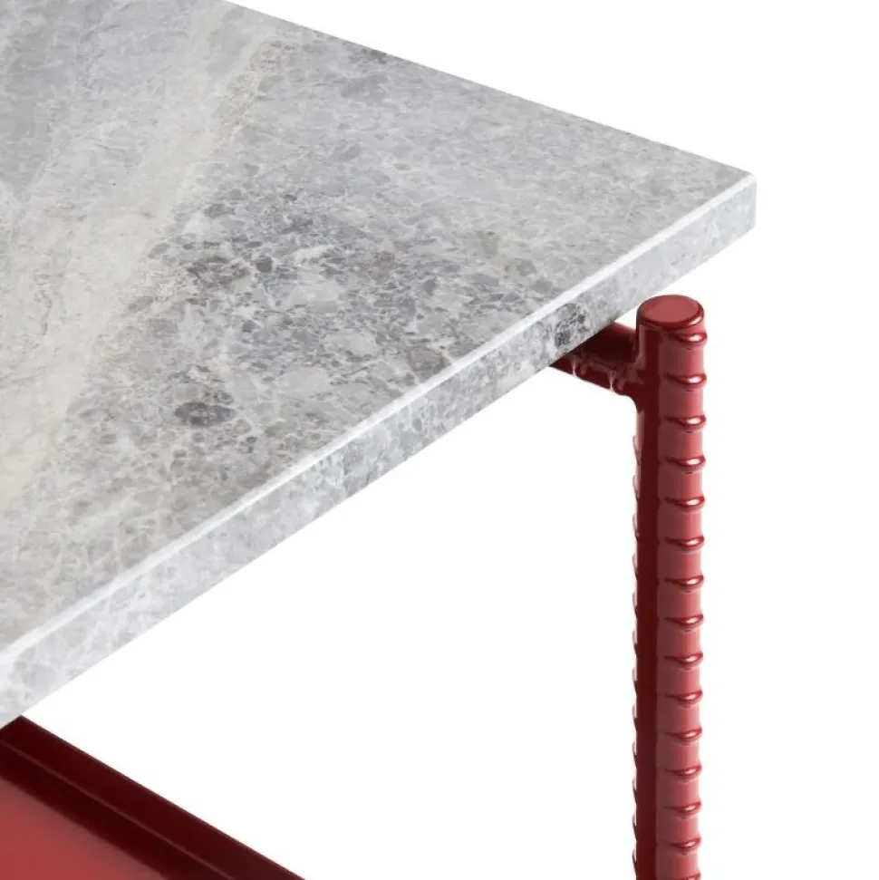 Hay Rebar Sidebord Rectangular Barn Red & Grey