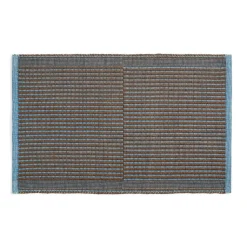 HAY Tapis Mat 60 x 95 Chestnut & Blue