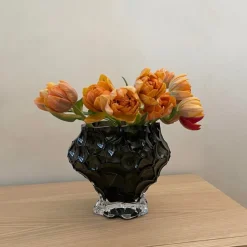 Hein Studio Canyon Vase Medium New Smoke