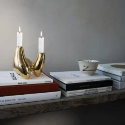 Hein Studio Unity Candleholder Gold