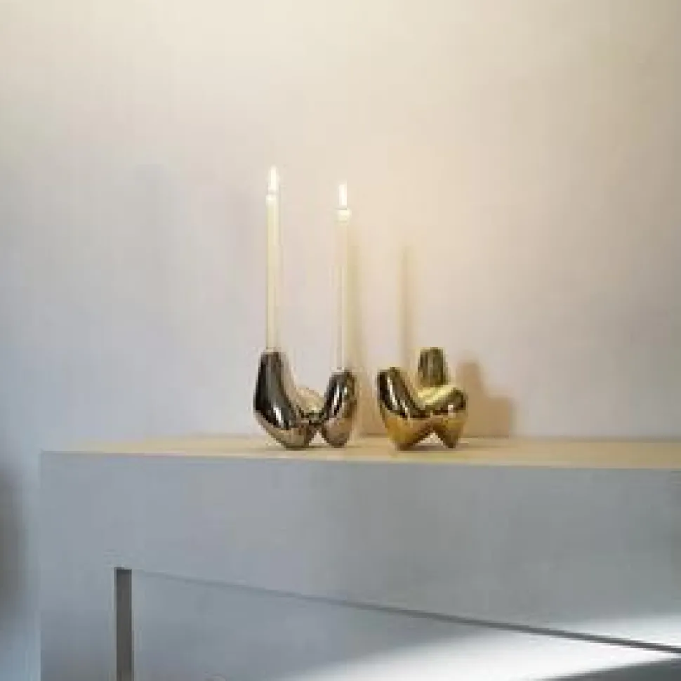 Hein Studio Unity Candleholder Gold