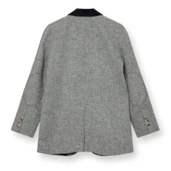 HEYANNO Brave Tweed Blazer Grey Melange