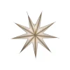 House Doctor 9 Point Star Off-White/Champagne Medium