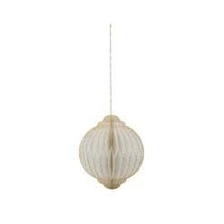 House Doctor Alsta Ornament Off-White/Golden Medium