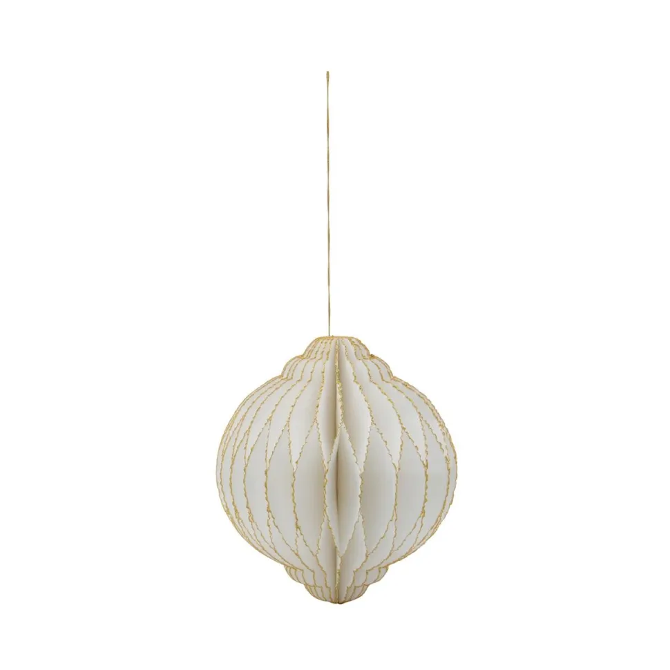 House Doctor Alsta Ornament Off-White/Golden Large
