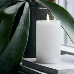 House Doctor Candle LED White Medium