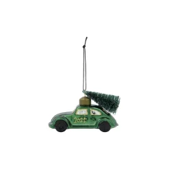 House Doctor Car Ornament Green/Gold