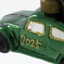 House Doctor Car Ornament Green/Gold