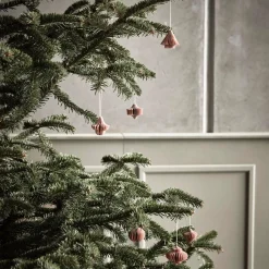 House Doctor Comb Ornaments Dusty Rose