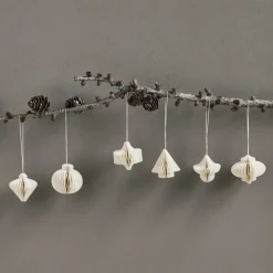 House Doctor Comb Ornaments Off-White