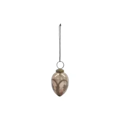 House Doctor Cone Ornament Brown