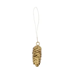 House Doctor Cone Ornaments Gold
