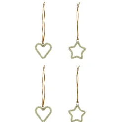 House Doctor Connect Ornaments Champagne (4 Pieces)