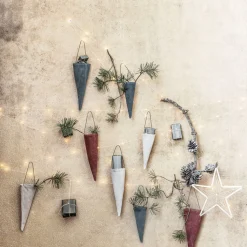 House Doctor Corne Ornaments Grey/Blue H 19 cm