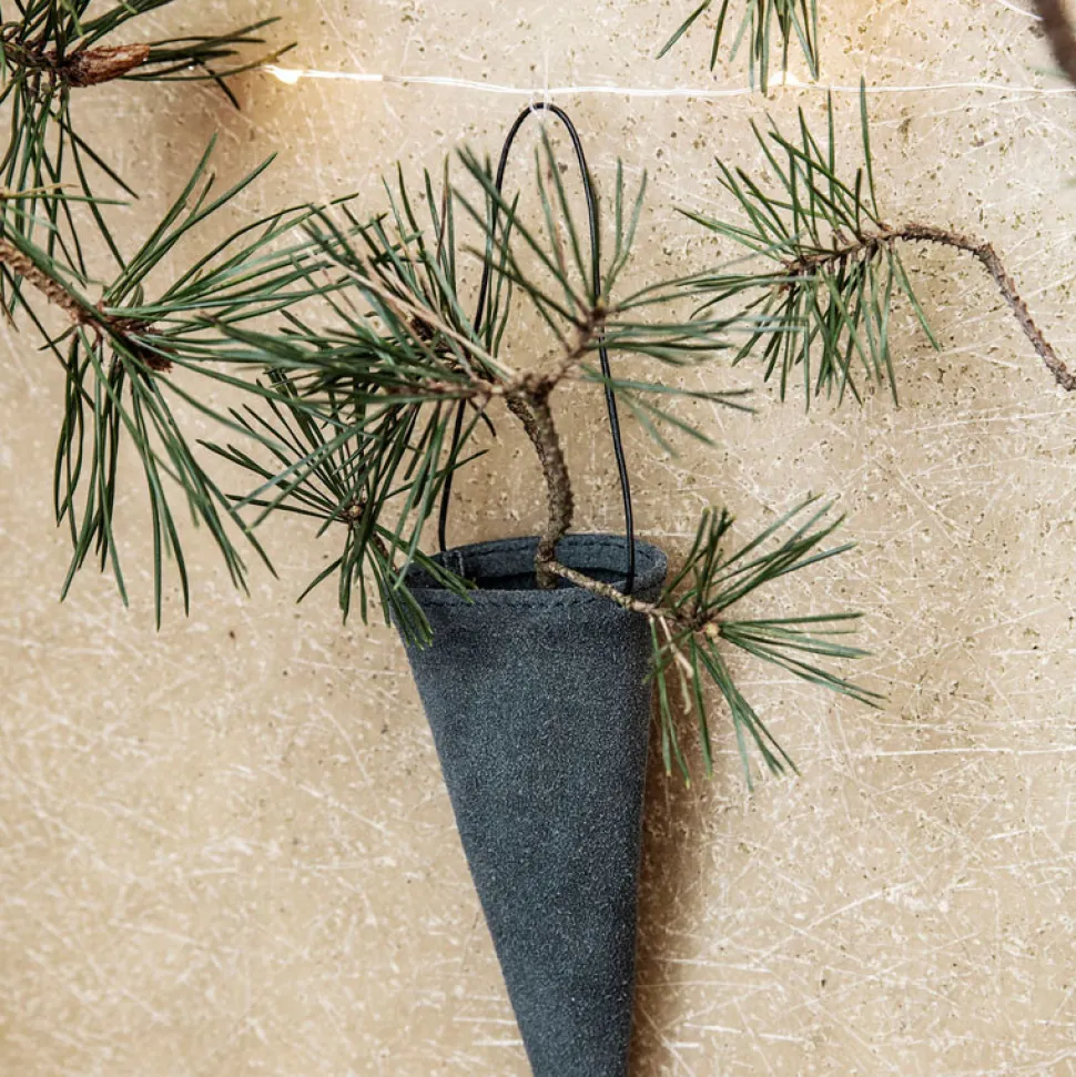 House Doctor Corne Ornaments Grey/Blue H 19 cm