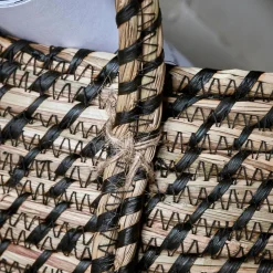 House Doctor Distra Storage Basket Black/Natural Large